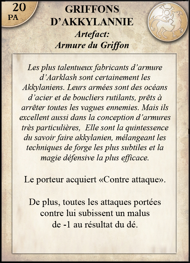 Armure du Griffon
